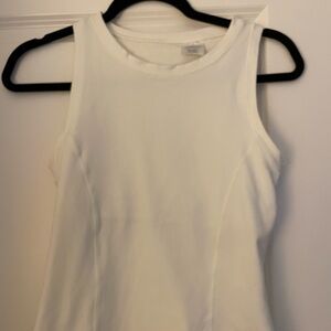 SIZE M WHITE WORKOUT TANK TOP